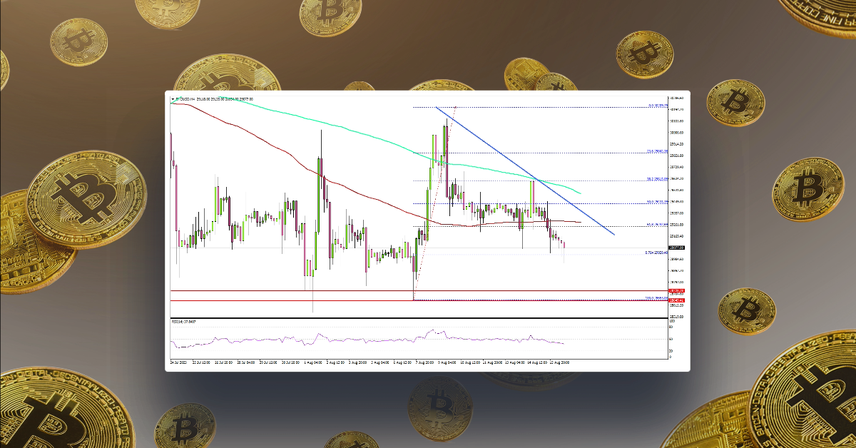 Bitcoin Price At Risk of Fresh Low Below $28,000