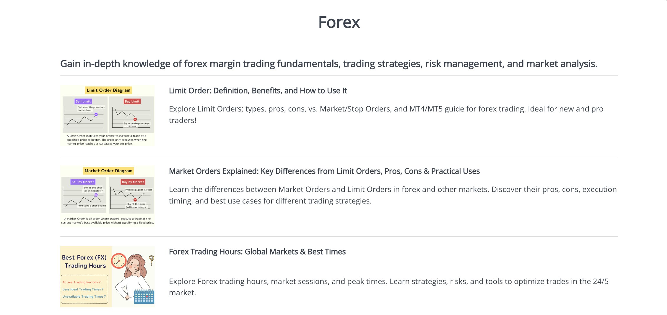 Forex Learning Page