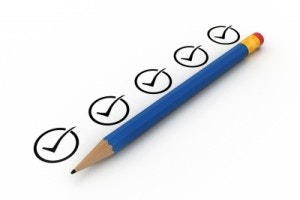Pencil With Checklist Stock Photo Photo by cuteimage
