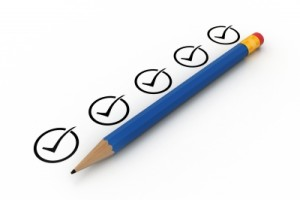 Pencil With Checklist Stock Photo Photo by cuteimage