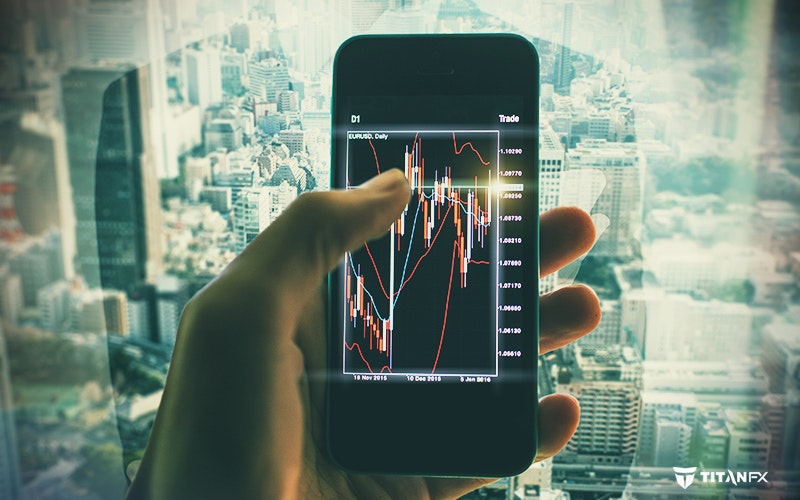 trading forex on a mobile device